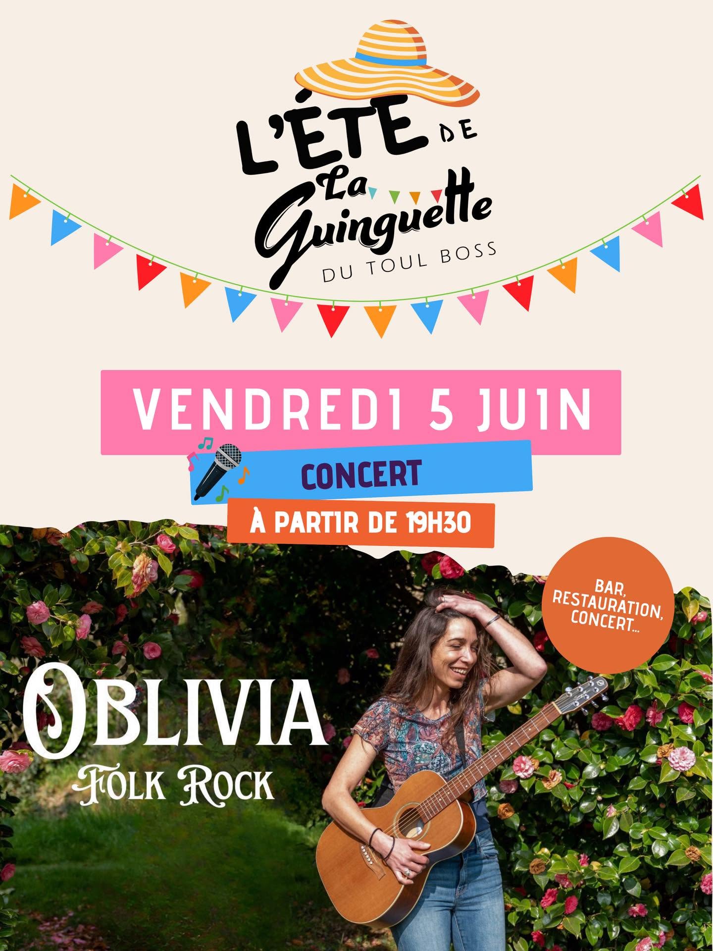 Affiche concert — L'Été de la Guinguette du Toul Boss