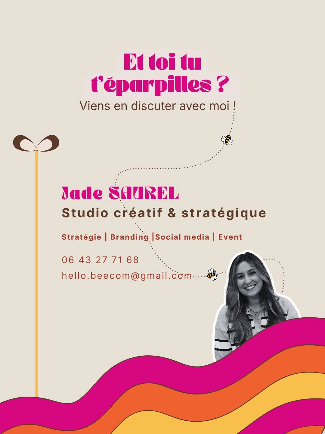 Jade Saurel, fondatrice de Beecom